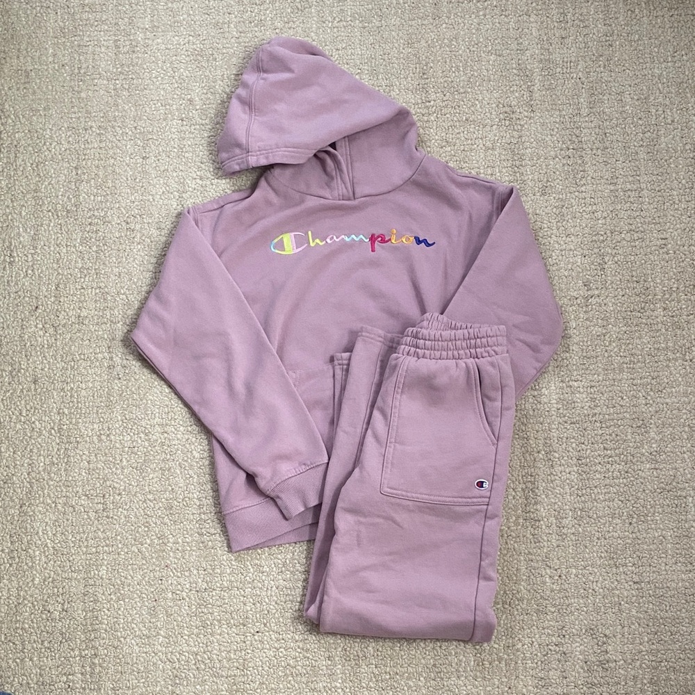Champion Lavender Hoodie and Joggers Set